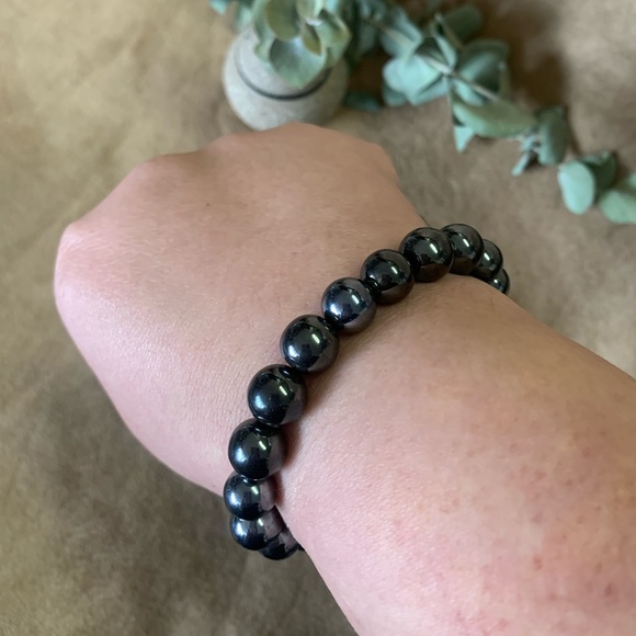 Hematite Bracelet (not magnetic) - Picture 4 of 4